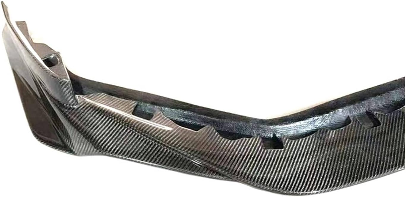 V スタイルカーボンファイバー素材フロントバンパースポイラーリップ